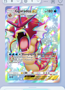 Pokemon TCG POCKET - Gyarados Shiny 2?, Wisdom of Sea and Sky, English - Image 1