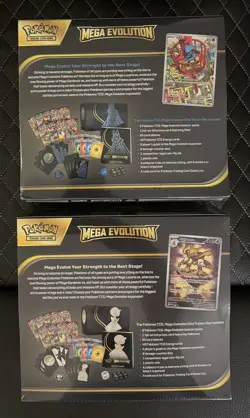 Pokemon Mega Evolution ETB Elite Trainer Box Lucario & Gardevoir Set of 2 - Image 2
