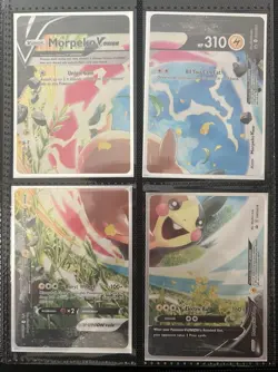 LOT OF 4 - MORPEKO V UNION COMPLETE POKEMON SWORD & SHIELD PROMOS SWSH 215-218 - Image 1