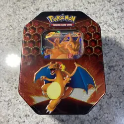 Pokemon Hidden Fates Tin Charizard GX Factory Sealed - Image 1