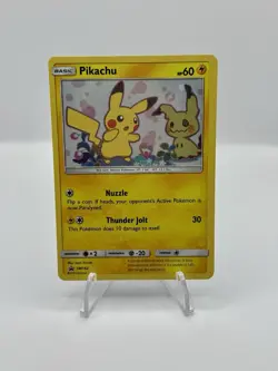 Pokemon 2019 Pikachu SM162 Sun & Moon Black Star Promo Holo Card TCG - Image 1