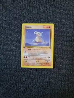 Pokemon Jungle Set 1st Edition Regular Finish Cubone 50/64 LP Condition OC1541 - Image 1