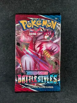2021 Pokemon Battle Styles (Single Strike Urshifu) Factory Sealed Pack (B) - Image 1