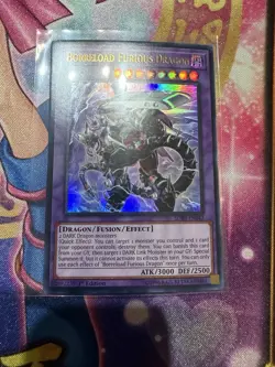 Yu-Gi-Oh! ULTRA RARE CARD BORRELOAD FURIOUS DRAGON SDRR-EN042 1ST LP - Image 1