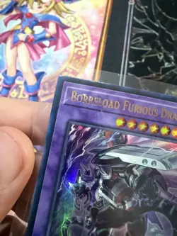 Yu-Gi-Oh! ULTRA RARE CARD BORRELOAD FURIOUS DRAGON SDRR-EN042 1ST LP - Image 2