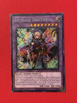 Yugioh! Artmage Diactorus DUAD-EN032 Secret Rare 1st Edition NM - Image 1