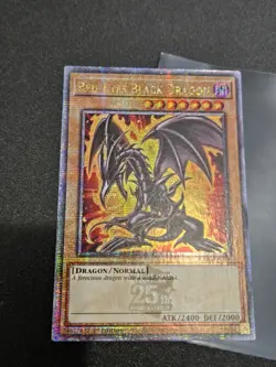 Yugioh Red-Eyes Black Dragon (7th Art) RA04-EN109 QCR 1st Ed Near Mint - Image 2