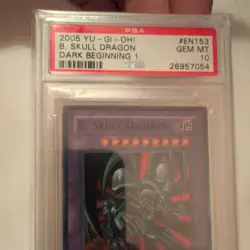 2004 YuGiOh B. (Black) Skull Dragon Dark Beginning 1 DB1-EN153 PSA 10 GEM MINT - Image 2