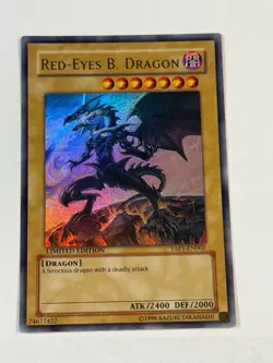 Yugioh Red-Eyes B. Dragon YAP1-EN002 Ultra Rare Promo LP - Image 1