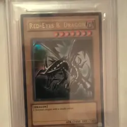 Yugioh 2004 Red-Eyes B. Dragon WORLDWIDE Ed. [LOB-ENO70] PSA 10 GEM MINT - Image 3