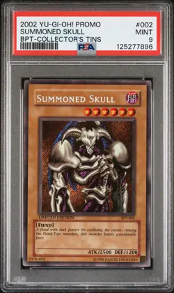 PSA 9 MINT Summoned Skull BPT-002 Secret Rare Promo *7896 YUGIOH - Image 1