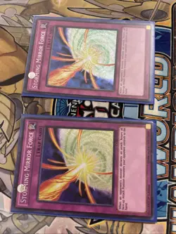 YuGiOh Storming Mirror Force - CORE-EN076 - Secret Rare 1st Edition mint - Image 2
