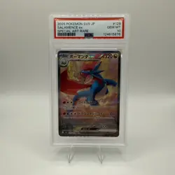 PSA 10 Salamence ex 129/100 SAR sv9 Battle Partners Japanese Pokemon Card - Image 1
