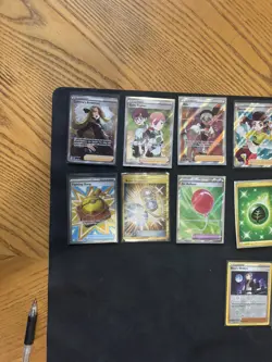 Pokemon Card Lot Full Art Alt Art Fire trainers 19 cards multiple sets - Image 4