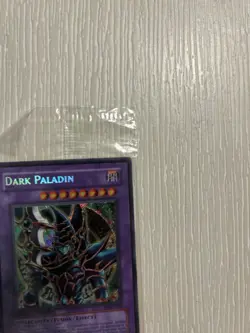 YU-GI-OH DARK PALADIN DMG-001 LIMITED EDITION SEALED TCG Secret Rare Promo Card - Image 5