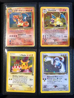 Lot of 100 ALL HOLO Vintage Pokemon Card Binder Collection - Image 2