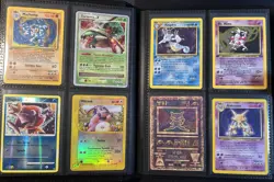 Lot of 100 ALL HOLO Vintage Pokemon Card Binder Collection - Image 5