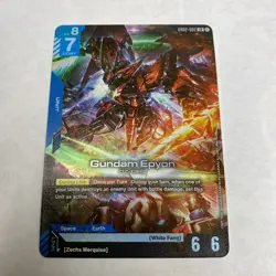 Gundam Card Game - Gundam Epyon GD02-002 LR English NM X1 - Image 1