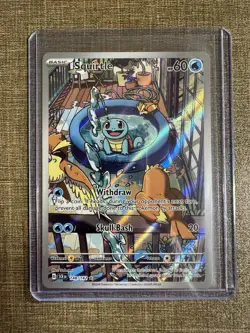 Squirtle 148/142 Pokemon Card TCG S&V Stellar Crown Near Mint - Image 1