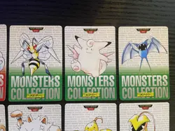 Pokemon Carddass Lot 1996 Set of 10 cards BANDAI 005 Charmeleon 008 Wartortle - Image 3