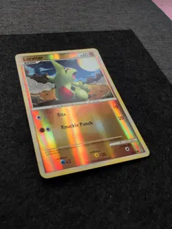 Larvitar 51/95 Pokemon Unleashed HS Reverse Holo Common Card - Image 3