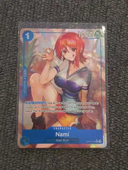 One Piece Card Game Nami (Parallel) OP09-050 Rare NM English - Image 1