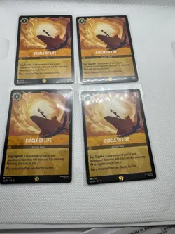 Disney Lorcana Fabled Legendary Circle Of Life 4 Card Set Non-foil Legendary - Image 2