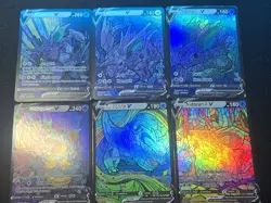 Nidoqueen & Nidoking 6 Card CUSTOM Made Stained Glass Holo Van Gogh Shiny Cards - Image 1