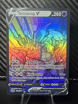 Nidoqueen & Nidoking 6 Card CUSTOM Made Stained Glass Holo Van Gogh Shiny Cards - Image 4