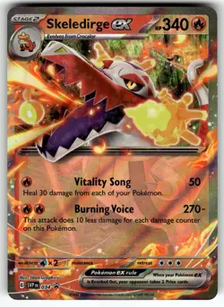 Skeledirge ex - 034 SV: Scarlet & Violet Promo Cards NM Pokemon Card TCG - Image 1