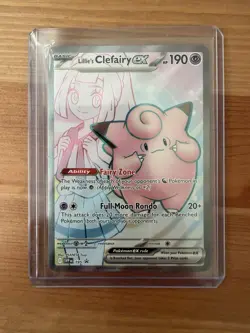 Lillie's Clefairy ex 195 Sv: Scarlet & Violet Promo Cards Holo - Image 1