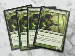 4x Elvish Mystic x4 M14 Core Set 2014 - MTG Magic - 4 Card Play Set - NM - Image 1
