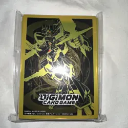 Digimon Card Game Official Card Sleeves Ver. Alphamon Bandai Card Fest Exclusive - Image 1