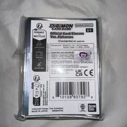 Digimon Card Game Official Card Sleeves Ver. Alphamon Bandai Card Fest Exclusive - Image 2