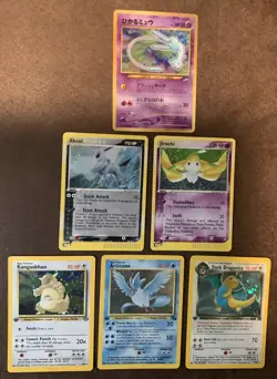 Pokemon Card LOT Shining Mew CoroCoro 1st Edition Dragonite Holo Secret Rare - Image 1