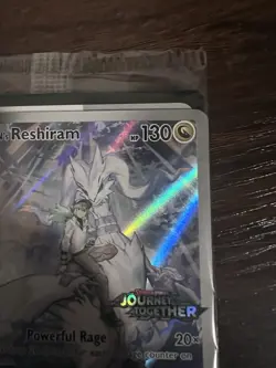 Pokemon TCG N's Reshiram Card 167/159 Illustration Rare Stamped - Image 2