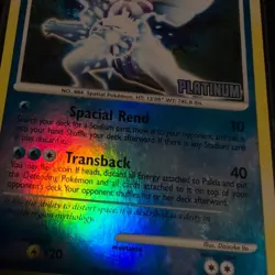 Palkia LV.67 Platinum 26/106 Reverse Holo Stamped Rare Pokemon Card LP - Image 2