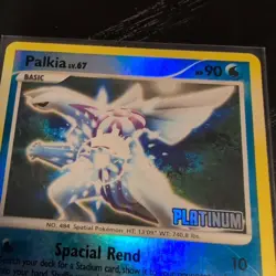 Palkia LV.67 Platinum 26/106 Reverse Holo Stamped Rare Pokemon Card LP - Image 3