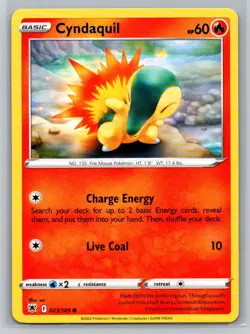 Cyndaquil #023/189 SWSH10: Astral Radiance Common - Pokemon Cards H1 - Image 1