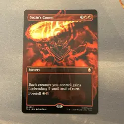 Sozin’s Comet MINT Borderless 0332 Avatar TLA MTG Mythic Regular Sorcery M/NM - Image 1