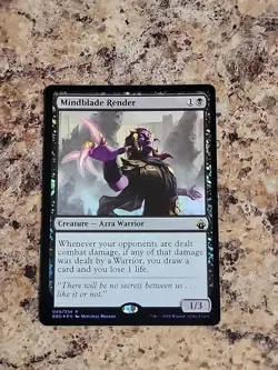 Mindblade Render - Foil Battlebond Unplayed MTG Near Mint Commander Ready EDH - Image 1