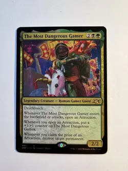 The Most Dangerous Gamer - GALAXY FOIL - MTG Unfinity - NM - Image 1