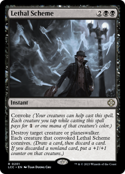 Lethal Scheme - 201 - Commander: The Lost Caverns of Ixalan- Near Mint - MTG - Image 1
