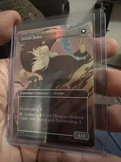 The Legend of Roku Borderless 357 NM MTG Avatar: The Last Airbender Magic - Image 2