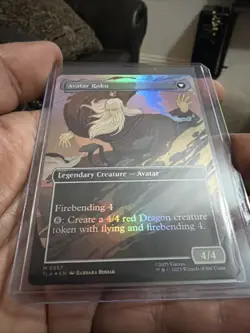 The Legend of Roku Borderless 357 NM MTG Avatar: The Last Airbender Magic - Image 3