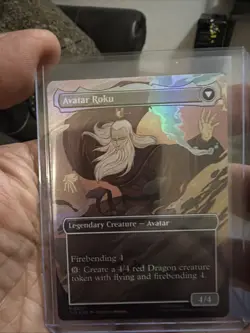 The Legend of Roku Borderless 357 NM MTG Avatar: The Last Airbender Magic - Image 5