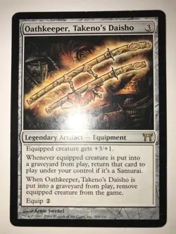 MTG Oathkeeper, Takeno's Daisho - Champions of Kamigawa LP/MP - Image 1