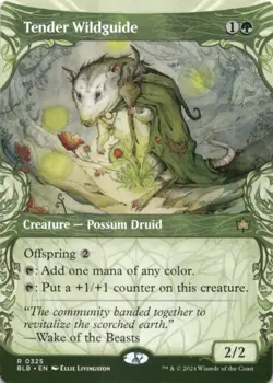 MTG Tender Wildguide (Showcase) Normal NM Bloomburrow Magic 325 - Image 1