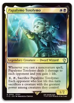 Papalymo Totolymo (Surge Foil) #90 (NM) Final Fantasy FIC Magic MTG - Image 1