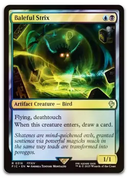 Baleful Strix (Surge Foil) #318 (NM) Final Fantasy FIC Magic MTG - Image 1